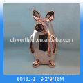 Lovely pig ceramic golden money banks,ceramic golden pig money banks